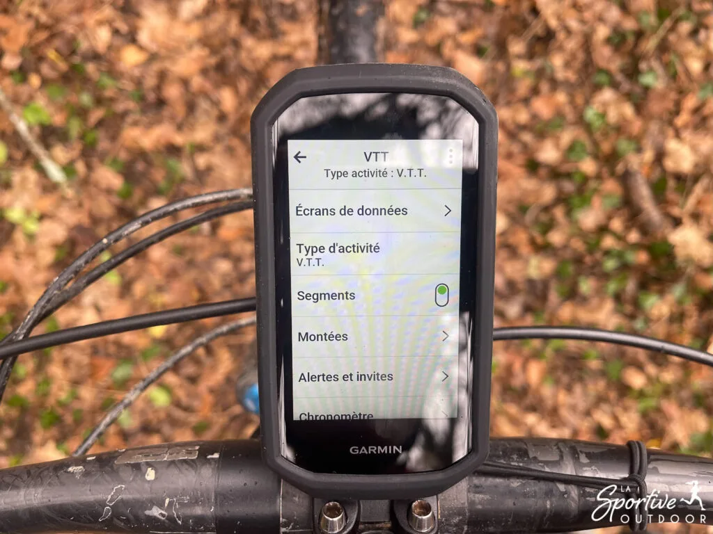 Personnalisation GPS Garmin Edge 1050