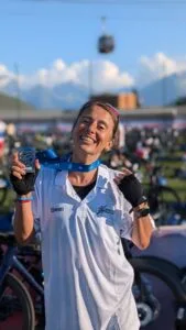 candice-finisher-triathlon-alpe-huez