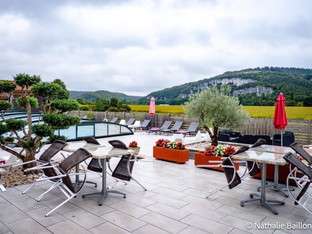 piscine-hôtel-Les-Gabarres