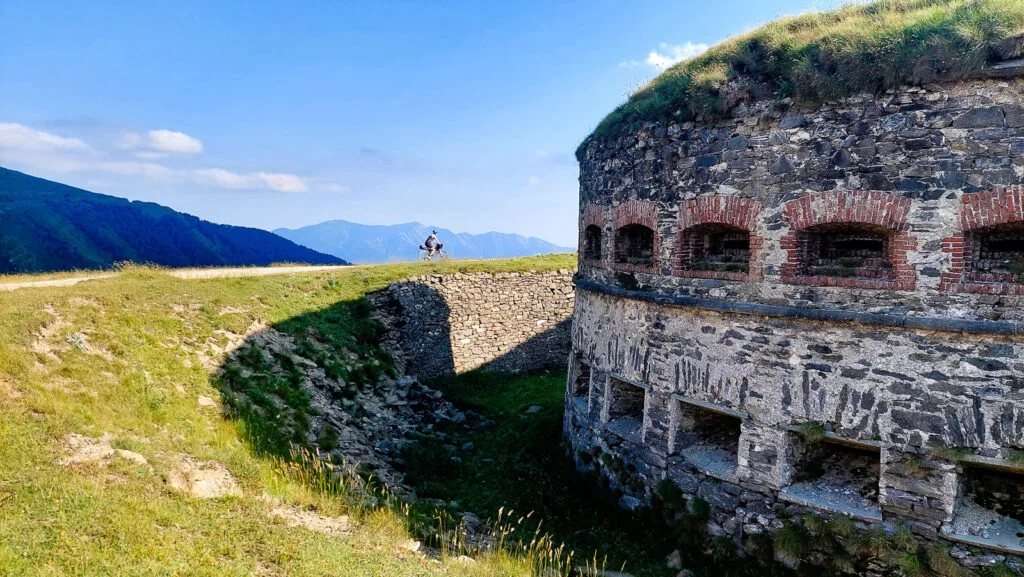 Fort du Col de Tende (central fort) south of the Alps in France