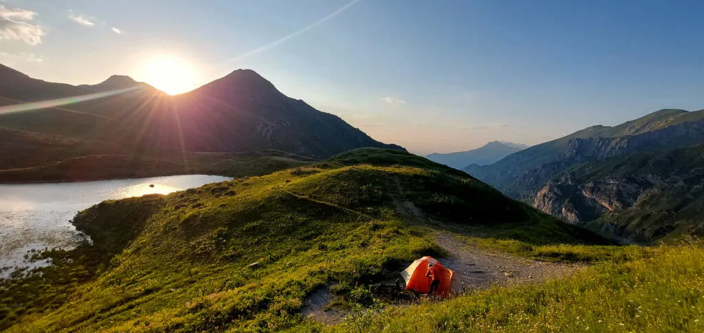 Bivouac on the via del sale (High Salt Road)