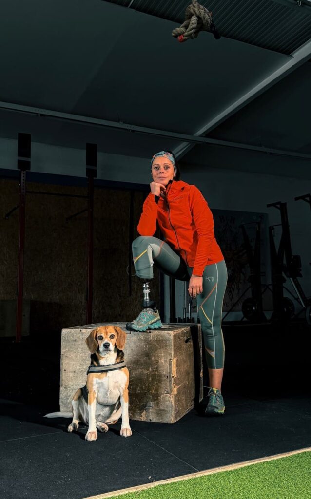 Aurore Bailleul and her horse