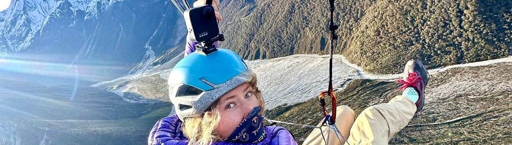 Maud Perrin, acrobatic paragliding champion