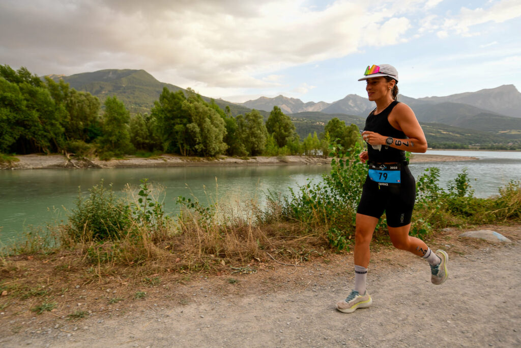 Parcours CAP de l'Embrunman, le long de la Durance